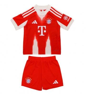 Bayern Munich Hjemmebanetrøje Børn 2025-26 Kortærmet (+ Korte bukser)